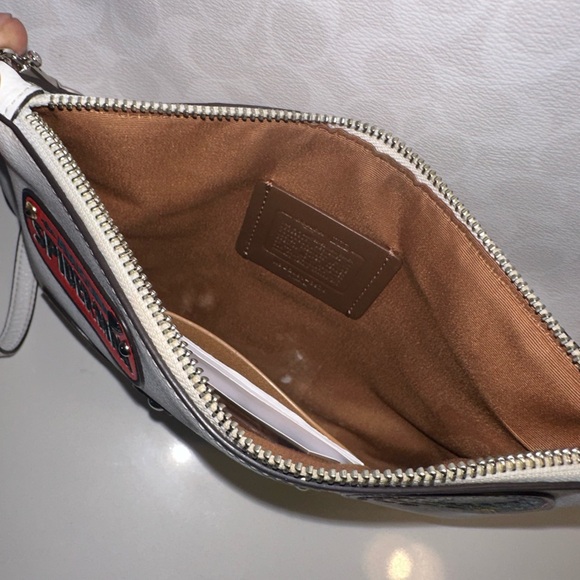 💥Marvel Jes Tote In Signature Canvas With Wristlet Wallet by COACH 🐎 NEW YORK - Picture 6 of 8